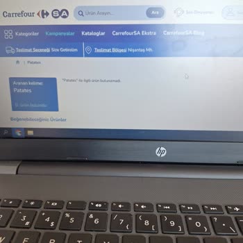 Carrefour SA Web Sitesinde Ürün Görüntüleme Sorunu
