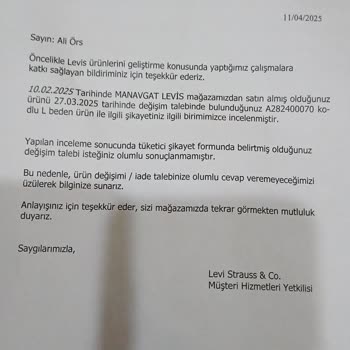 Renk Atması Sorunu: Levi's Ürün Kalitesinden Hayal Kırıklığı