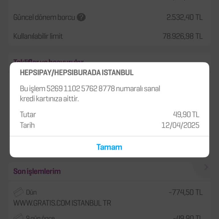 Hepsiburada'da Şüpheli İşlem Ve İade Sorunu