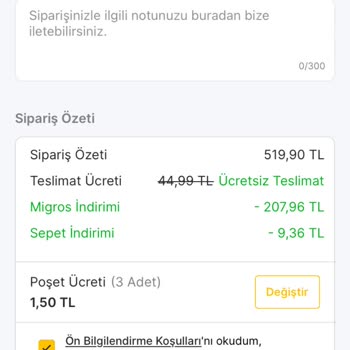 Zorunlu Poşet Alımı Ve Gereksiz Ücretlendirme