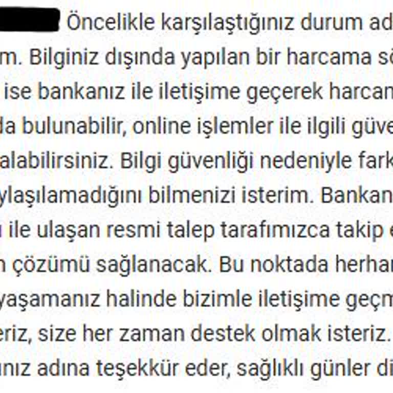 Çalınan Hesap Ve İlgisiz Müşteri Hizmetleri