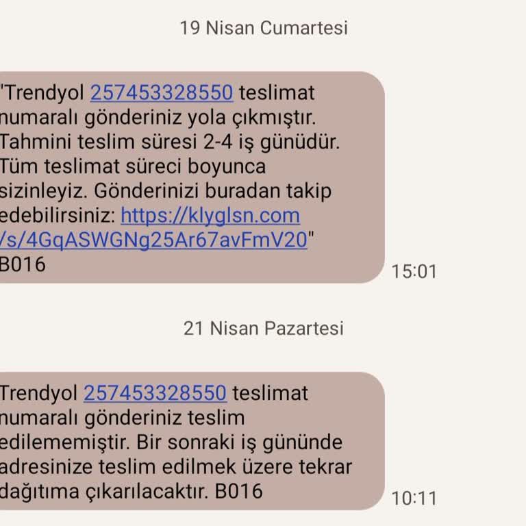 Teslim Edilemeyen Kargo Ve İletişim Sorunları