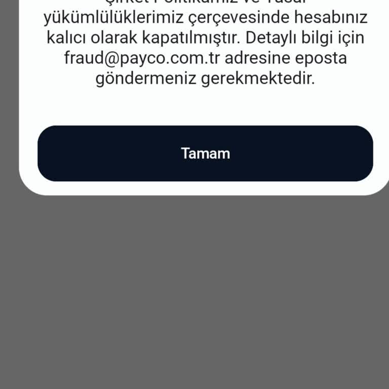Hesabım Bilgi Verilmeden Kapandı, Bakiyem Tehlikede
