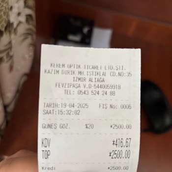 Kerem Optik'te Yanlış Ücretlendirme Ve İade Sorunu