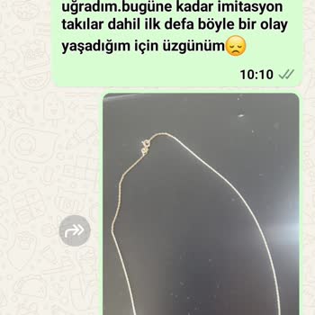 Kısa Sürede Kopan Kolye Ve Yetersiz Çözüm Teklifi