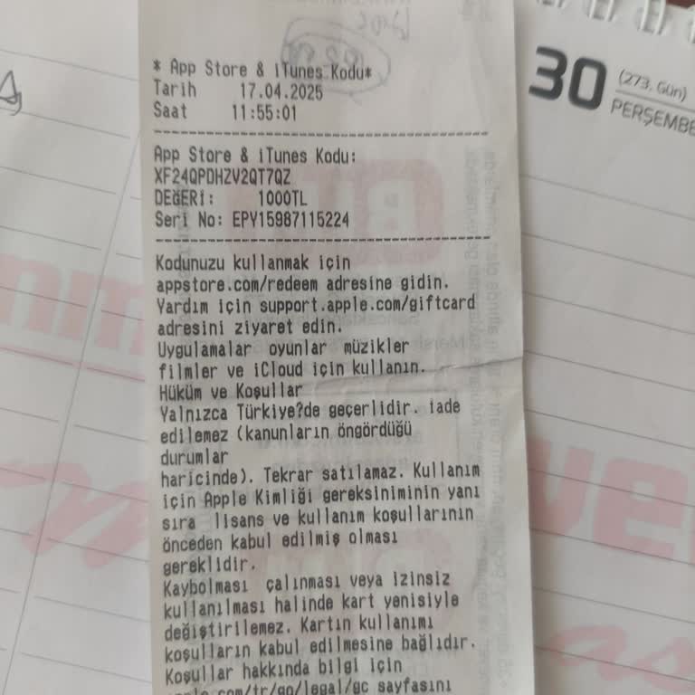 Hediye Kartı Kullanım Sorunu Ve İade Talebi