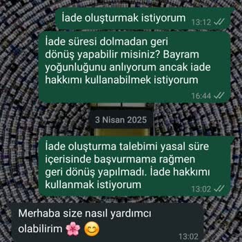 İade Sürecinde İletişim Sorunları Ve Geciken Para İadesi