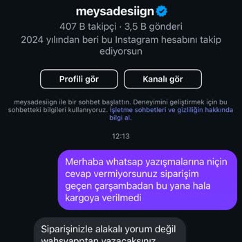 Siparişlerim Gönderilmiyor Ve İletişim Sorunları Yaşıyorum