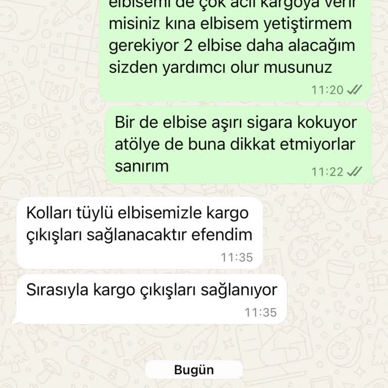 Siparişim Kargoya Verilmedi, Kına Günü Elbisesiz Kaldım