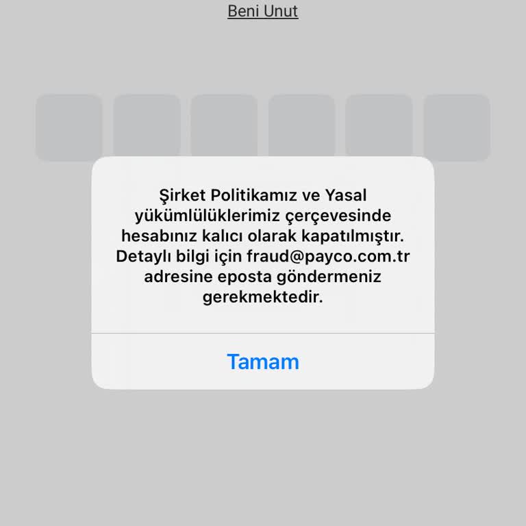 Payco Hesabım Kapatıldı: Acil Destek İhtiyacı