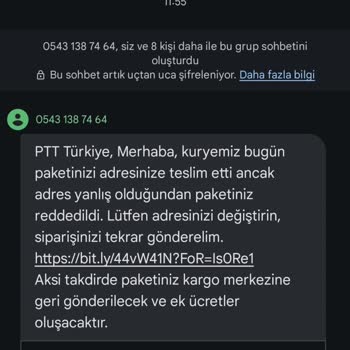 Kargo Mesajı İle Gelen Tehlike