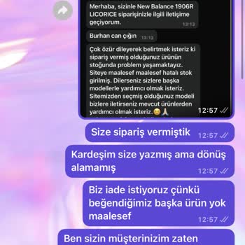Ayakkabı Siparişi Ve İletişim Sorunları