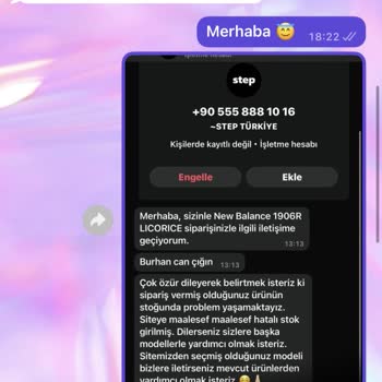 Ayakkabı Siparişi Ve İletişim Sorunları