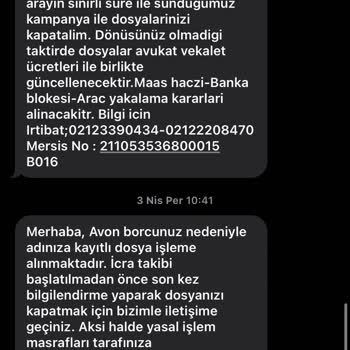 Yanlış İcra Takibi Mesajlarıyla Rahatsız Ediliyorum