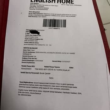 İade Krizi: English Home'da Cayma Hakkı Çıkmazı