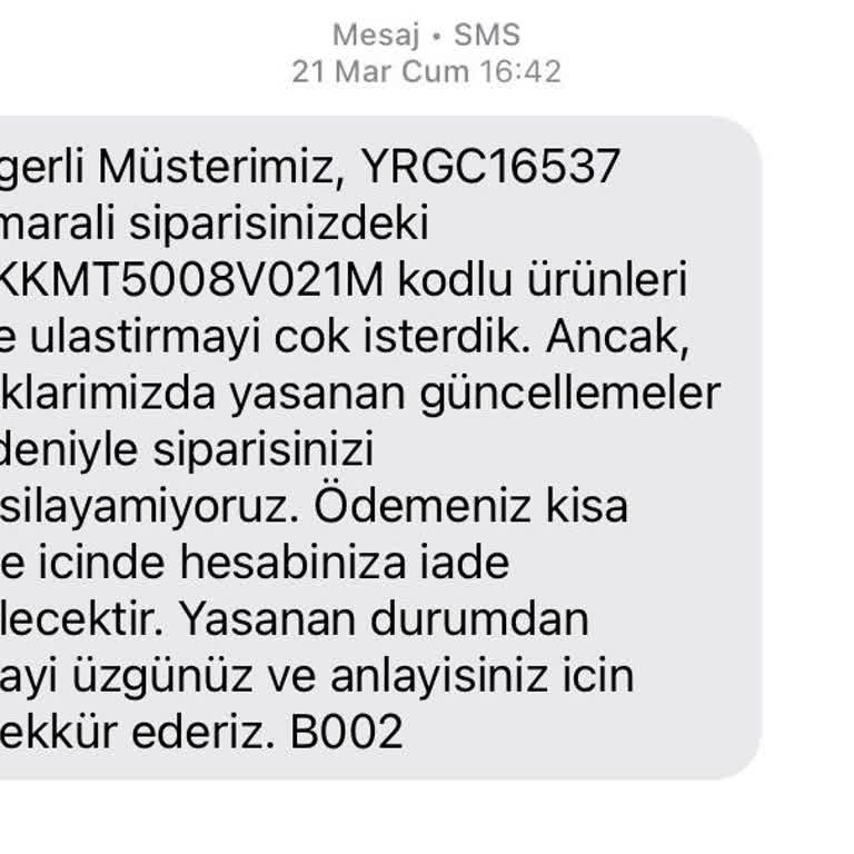 Yargıcı'dan İade Edilmeyen Ücret Ve Stok Sorunu