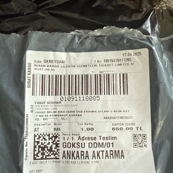 Kapıda Ödeme İle Gelen Yanlış Ürün Ve Kontrol Sorunu