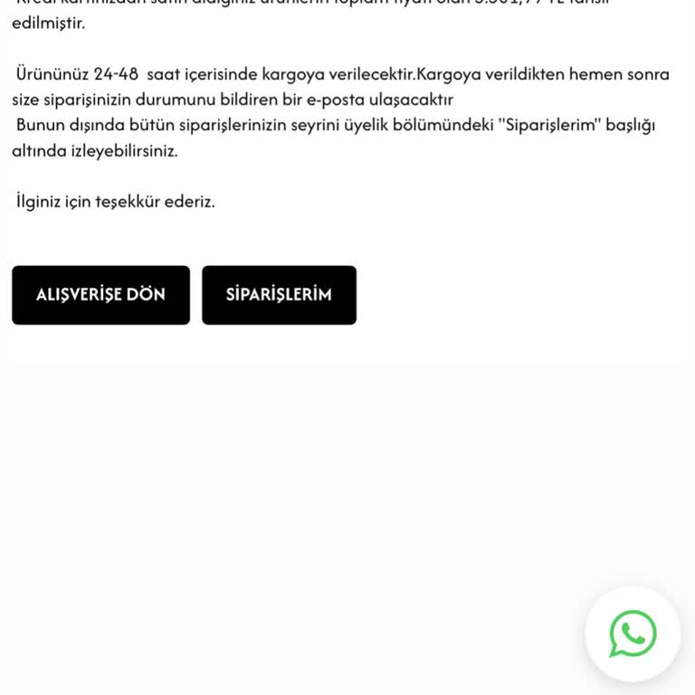 Kargo Hizmeti Aksaklığı Ve Bilgilendirme Eksikliği