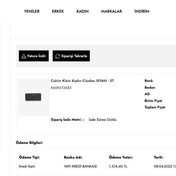 Kargoya Verilmeyen Cüzdan Ve İletişimsizlik Sorunu