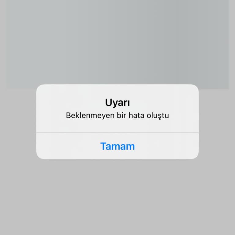 TrendyolMilla Uygulamasında Sürekli Karşılaşılan Hata