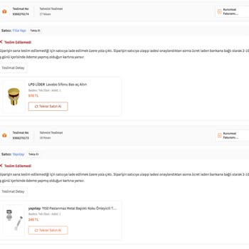 Avcılar Şubesinde Teslimat ve İletişim Problemleri