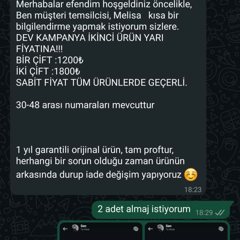 Yanlış Ve Kalitesiz Ürün Gönderimi