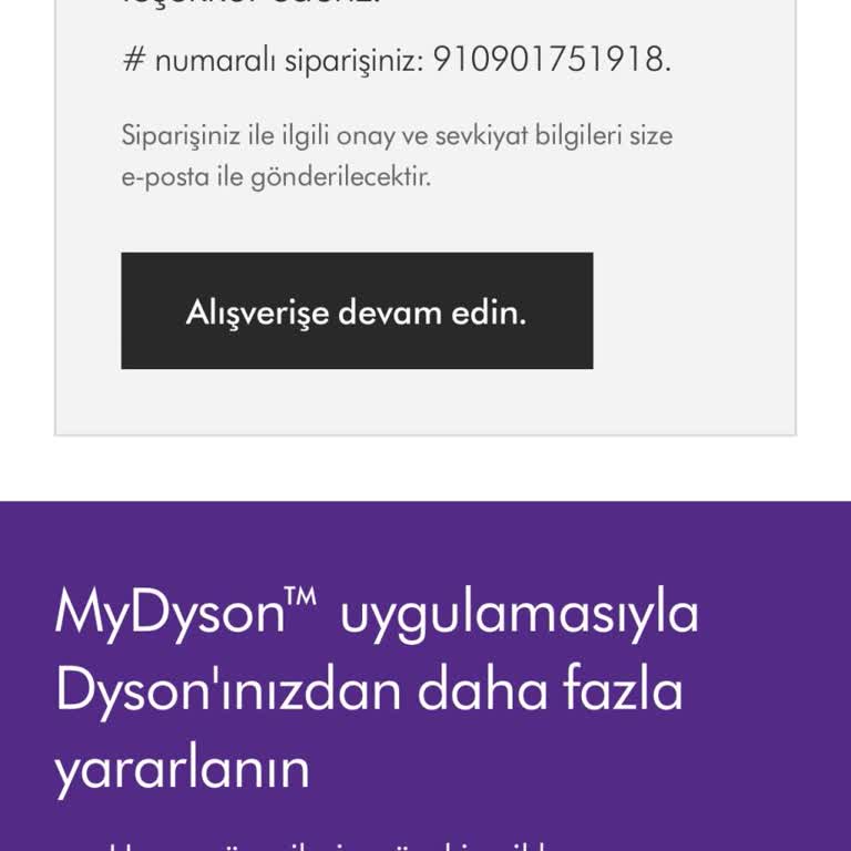 Dyson İptal Sürecinde Müşteri Mağduriyeti