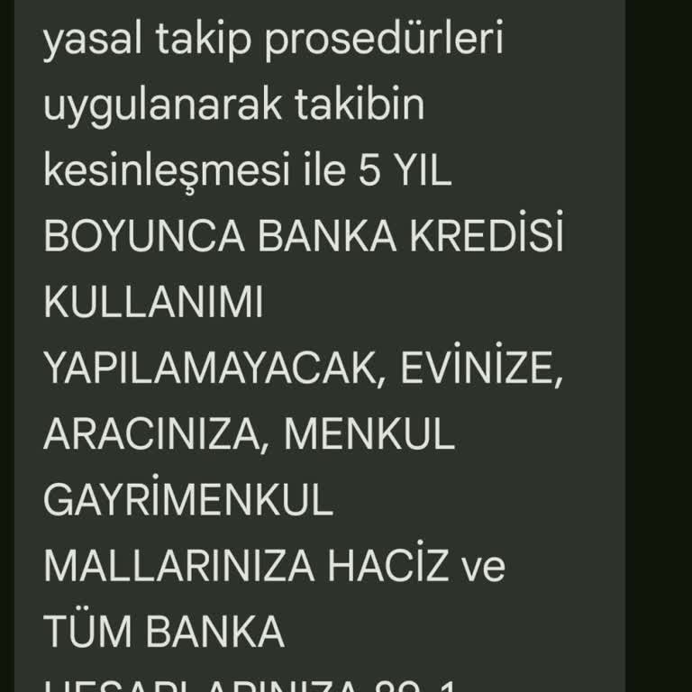 Yasal Süreç Öncesi Tehditkar Mesajlar