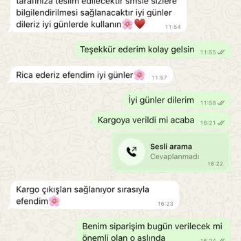 Kargoya Verilmeyen Ürün Ve İletişimsizlik Sorunu