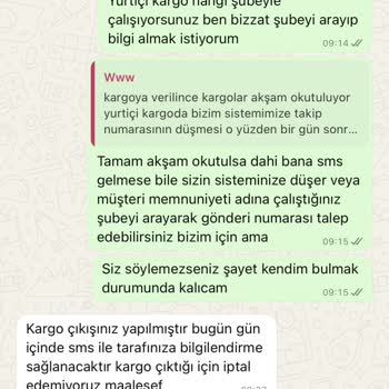 Kargoya Verilmeyen Ürün Ve İletişimsizlik Sorunu