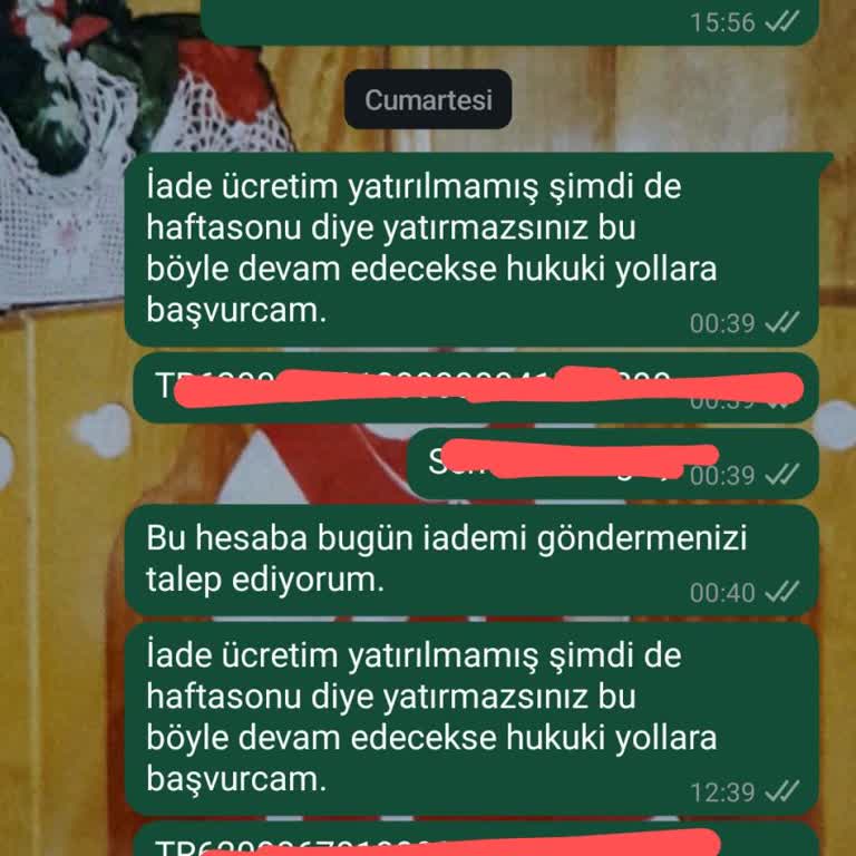 İade Ücretinde Sessizlik