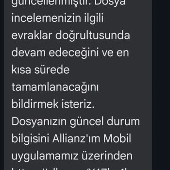 Allianz Ev Sigortası Onarım Talebi Sorunu
