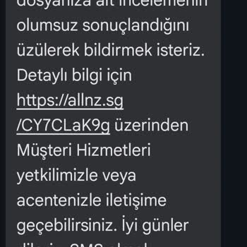 Allianz Ev Sigortası Onarım Talebi Sorunu