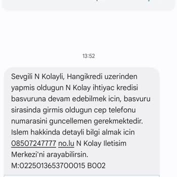 Yanlış Kredi Onayı: Fibabanka'dan Beklenmeyen Mesaj