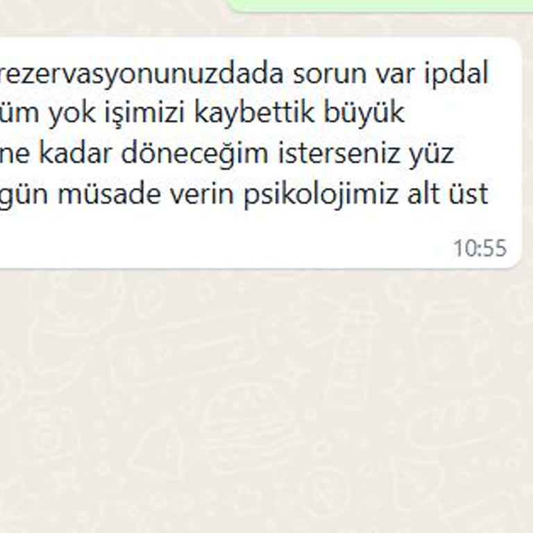 Setur Yetkili Acentesi Üzerinden Yapılan Rezervasyonun Karşılıksız Çıkması Ve Çözüm Eksikliği