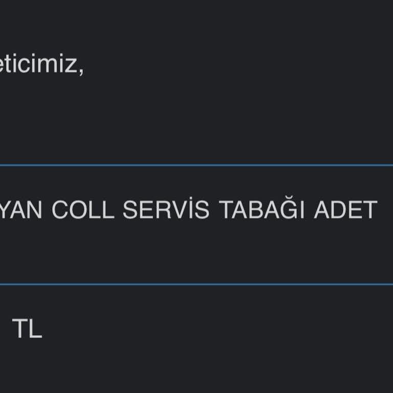 Kırılan Tabak İçin Fahiş Fiyat Şoku