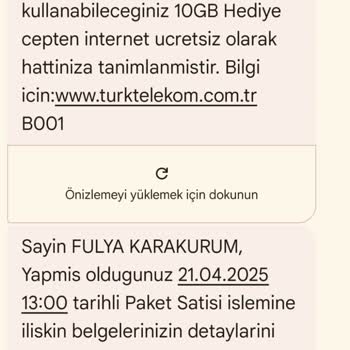 Onaysız Ek Paket Ve Müşteri Hizmetlerine Ulaşılamıyor