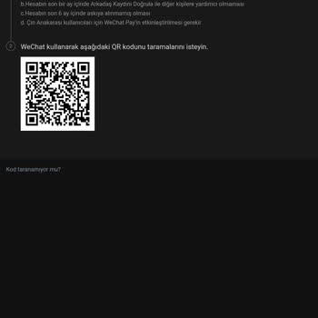 WeChat Kontoaktivierung erfordert QR Code Scan durch andere Nutzer