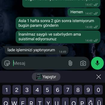Sandalye Teslimatı Gecikti Yalanlarla Oyalanıyorum