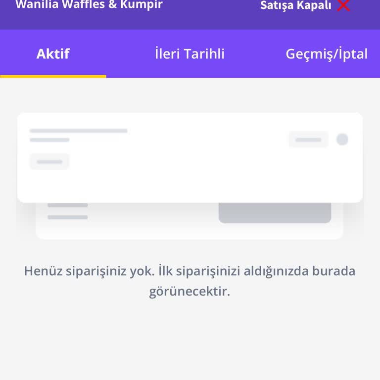 Getir Satış Paneli Onay Sürecinde Yaşanan Gecikme Ve İletişim Sorunu