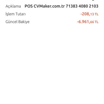 Üyelik İptaline Rağmen CV Maker Her Ay Para Çekiyor