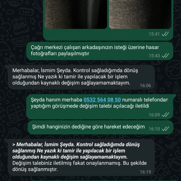 Hasarlı Koltuk Teslimatı Ve Yetersiz Çözüm Süreci Nedeniyle Mağduriyet