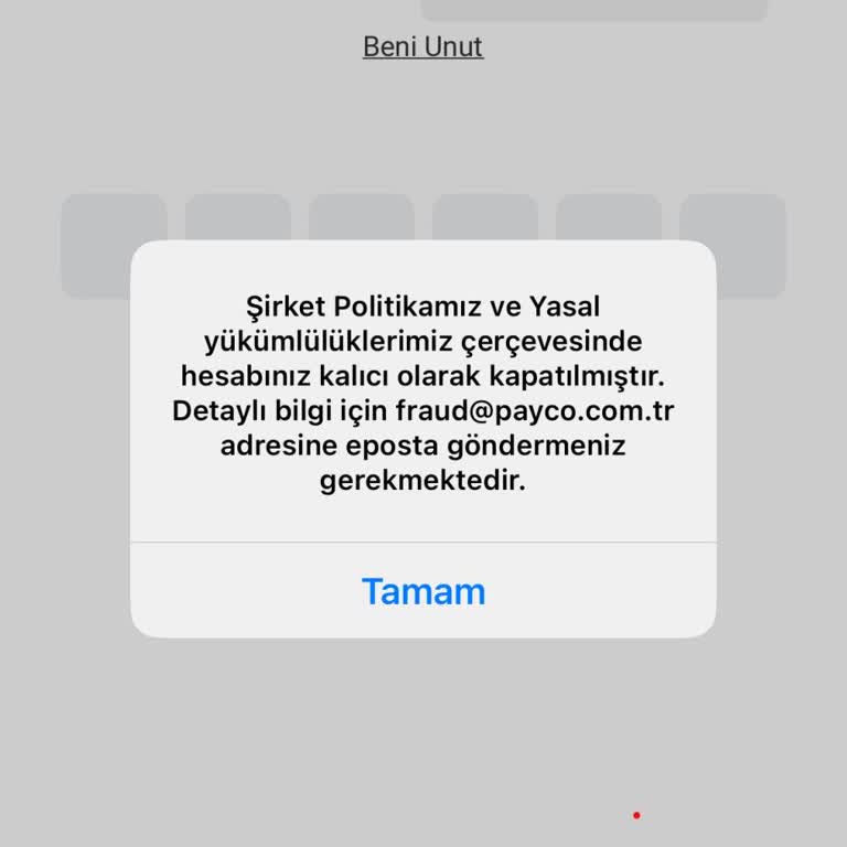 Hesabım Kapandı, Param Ve Yanıtlar Kayıp!