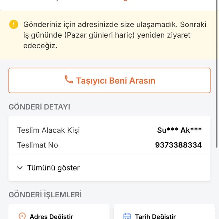 Trendyol Kuryesinin Kötü Davranışı Ve Kargonun Teslim Edilmemesi