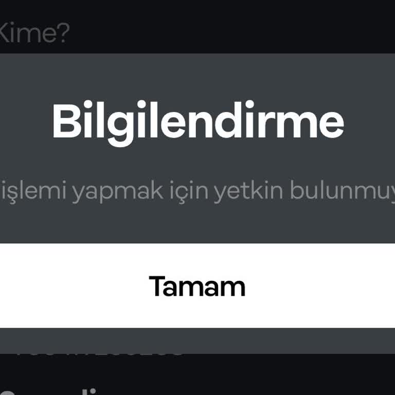 Papara'da Para Gönderme İşlemine Yetkim Kısıtlandı