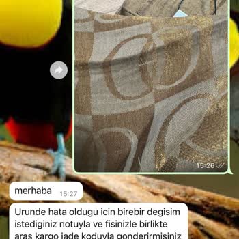 Defolu Ürün Sonrası Değişim Ve İade Yapılmıyor İletişime Geçilemiyor