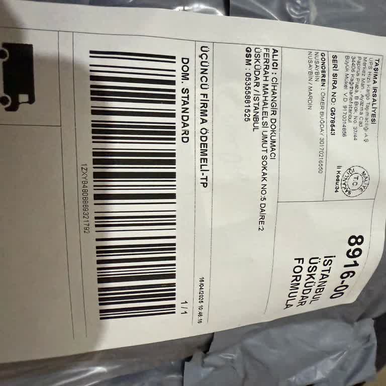 UPS Kargom Adresim Doğru Olmasına Rağmen Teslim Edilmedi, Bilgilendirme Yapılmadı