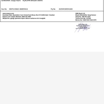 Fandango Adıyla WhatsApp Üzerinden Şüpheli İş Teklifi Ve IBAN Kaydı