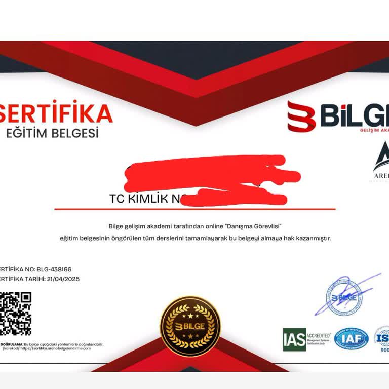 Eğitim Almadan WhatsApp Üzerinden Sertifika Ve Para Talebi