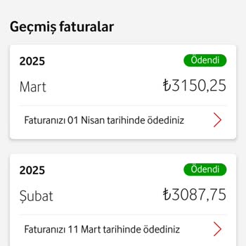 Vodafone Mobil Ödeme Kapatılmasına Rağmen Yüksek Fatura Geliyor
